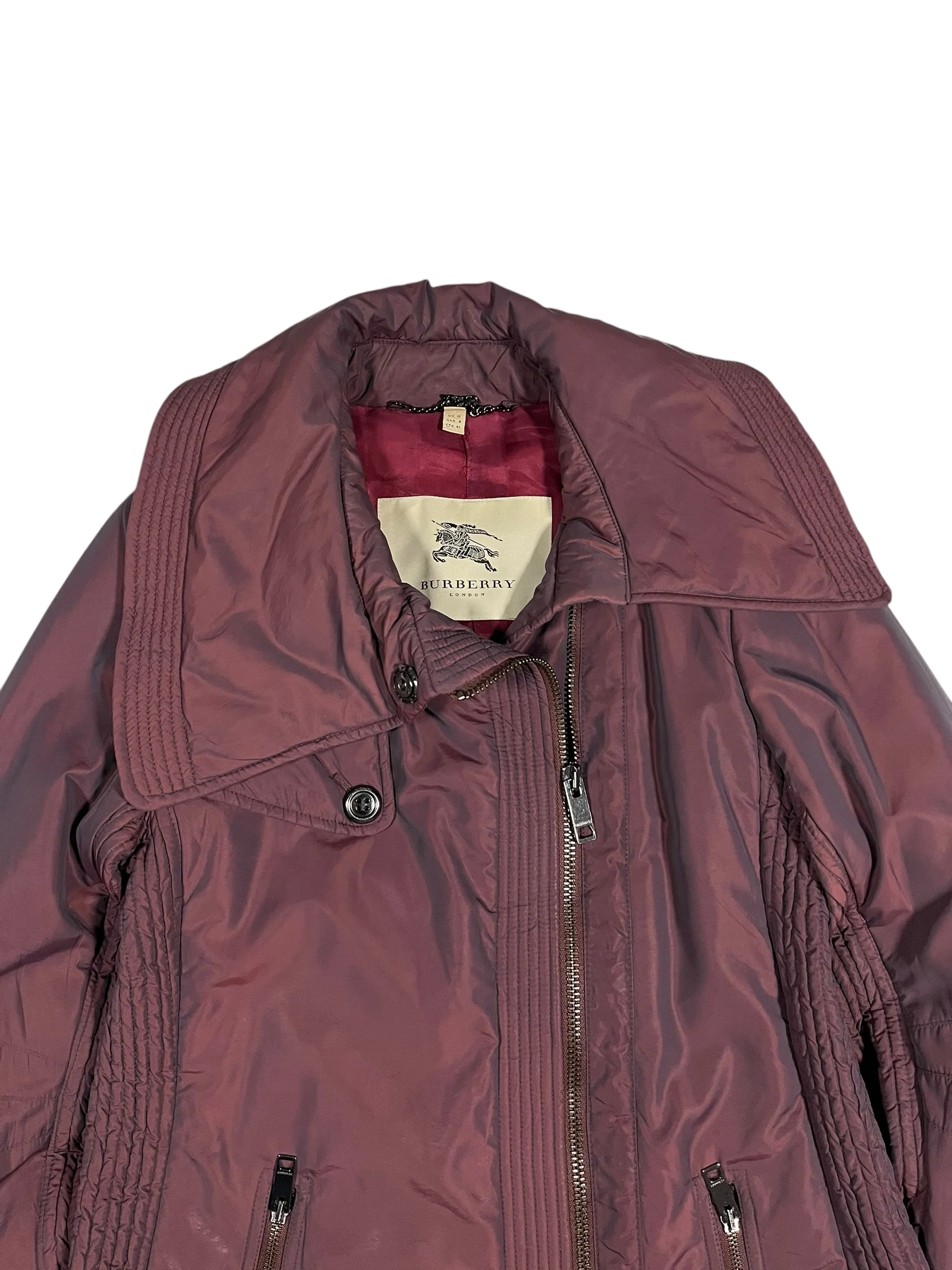 Burberry Iridescent Overcoat (UK10) - Image 4