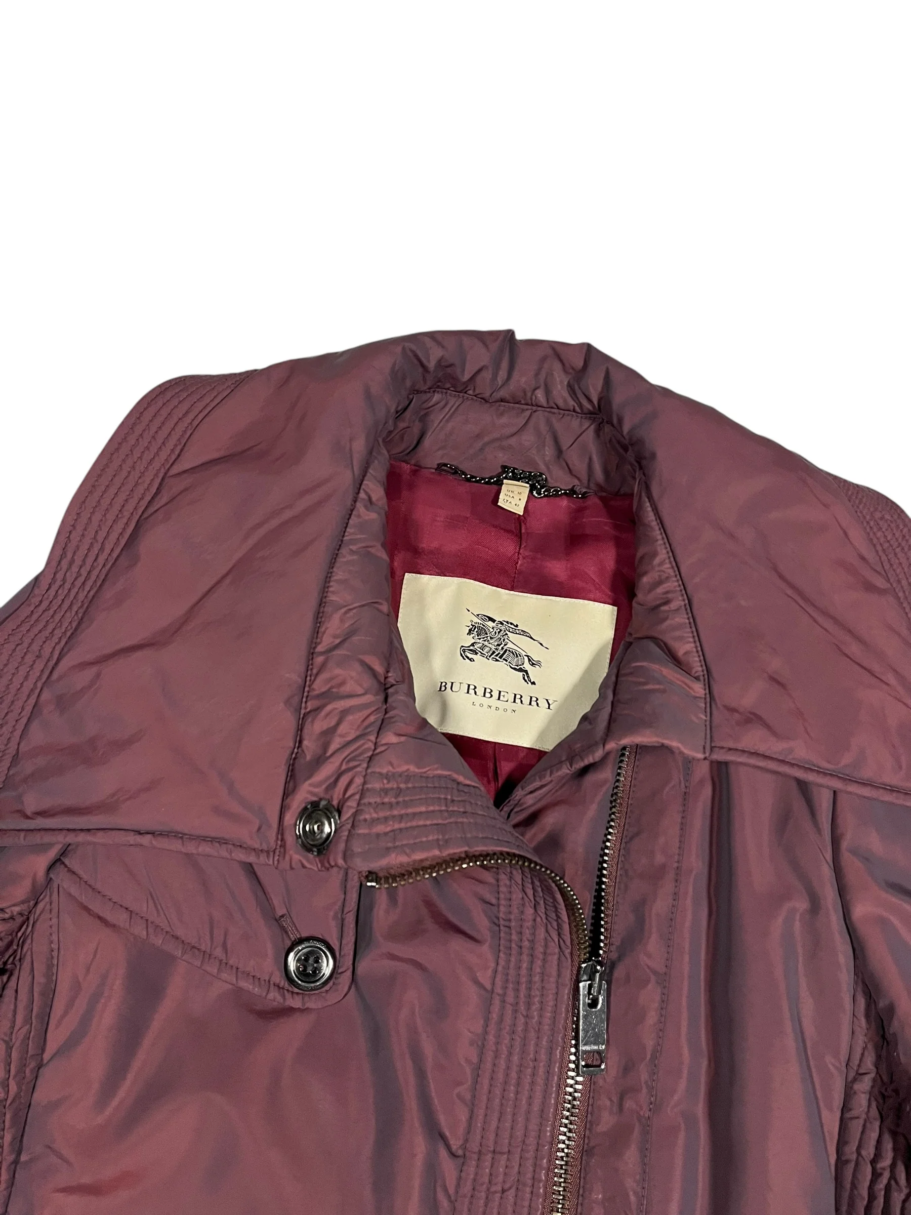 Burberry Iridescent Overcoat (UK10) - Image 5