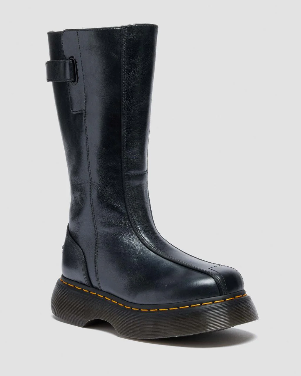 Dr. Martens Buzz Hi Eclipse Leather Boots - Black