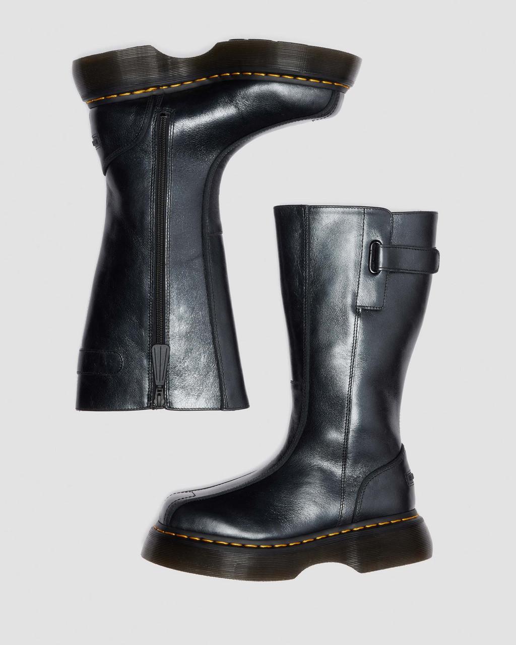 Dr. Martens Buzz Hi Eclipse Leather Boots - Black - Image 7