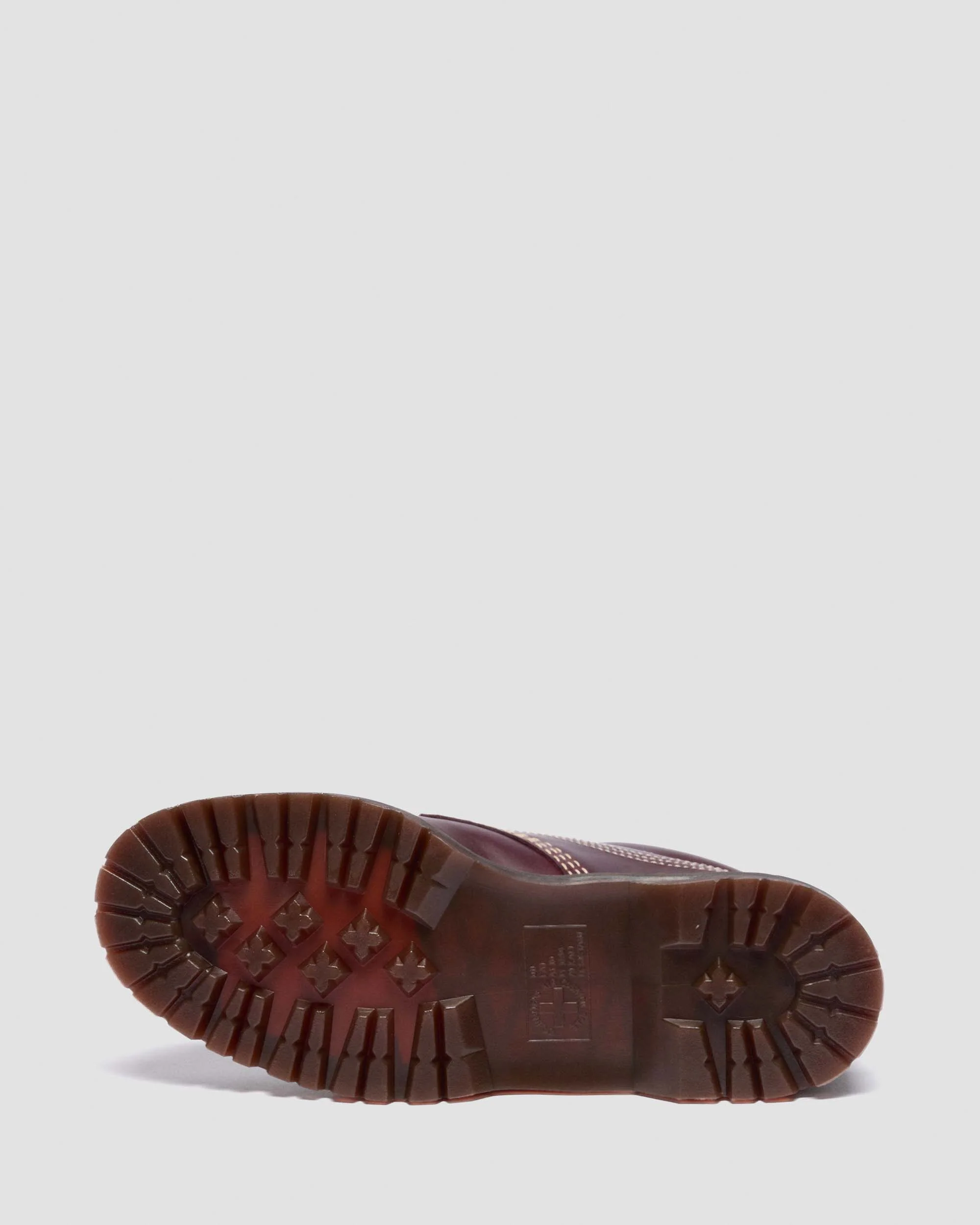 Dr Martens Cherry Red Orleans Lowell Moc Toe Shoes - Image 7