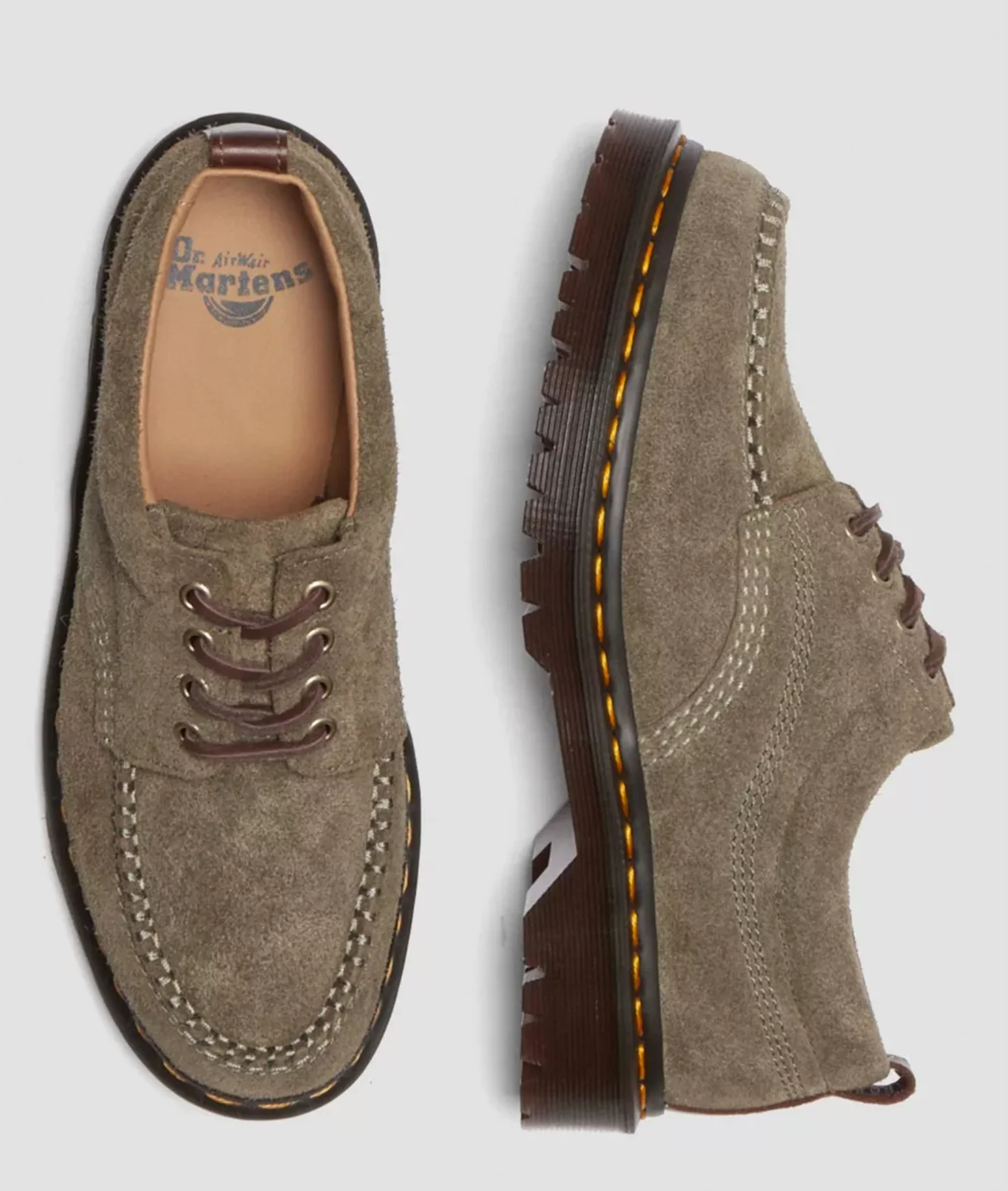 Dr. Martens Lowell Suede Moc Toe Shoe - Image 10