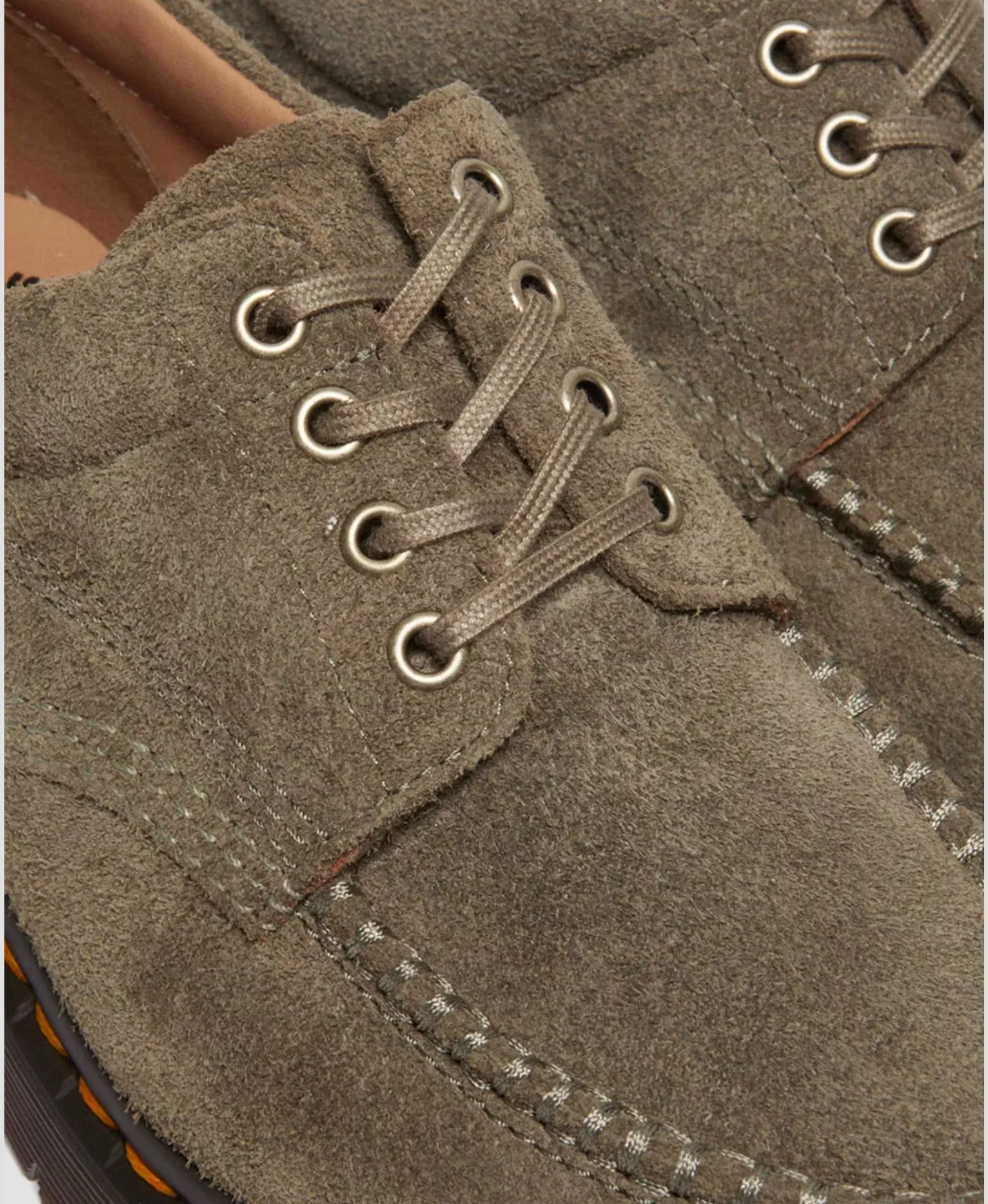 Dr. Martens Lowell Suede Moc Toe Shoe - Image 4