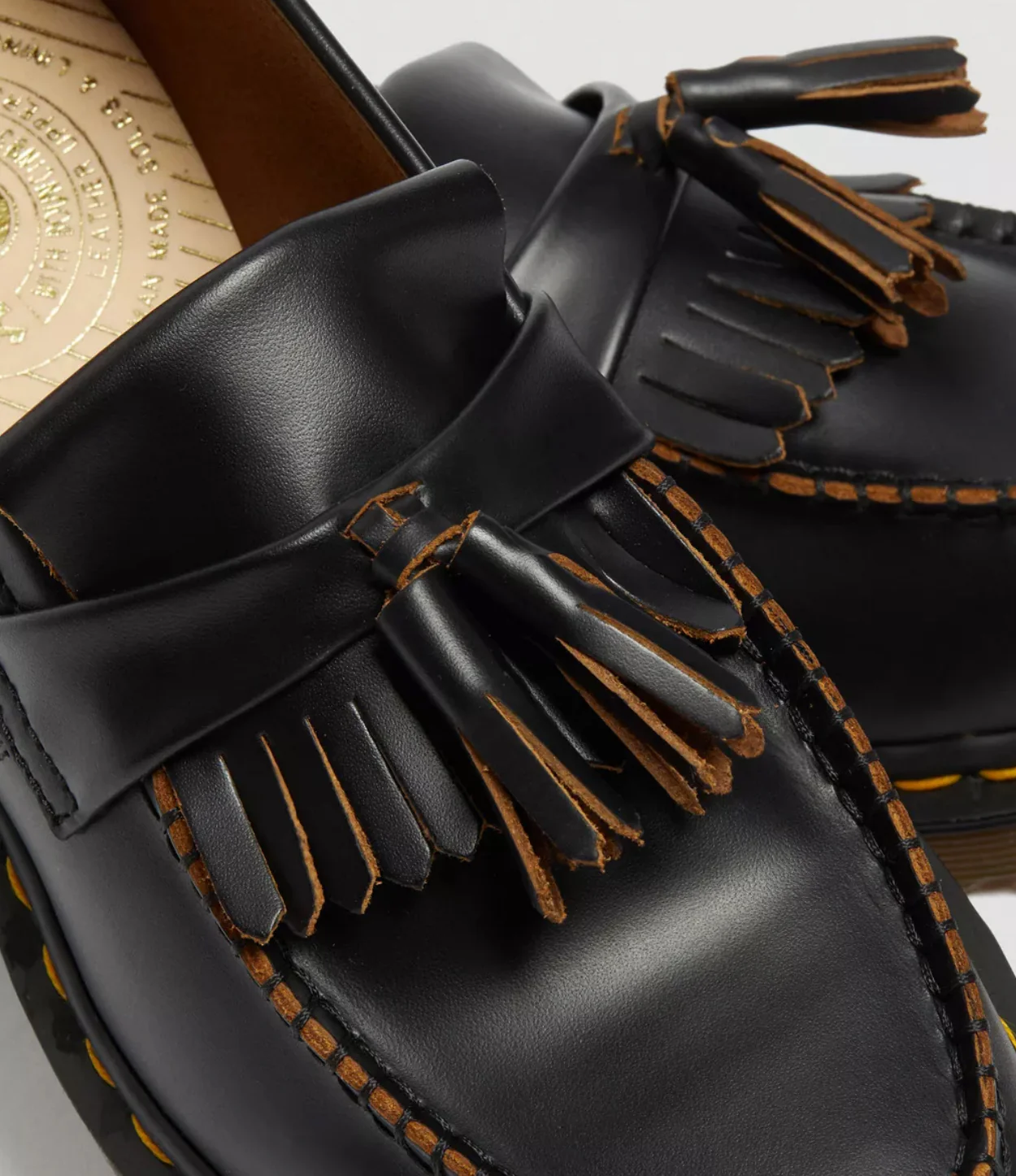 Dr. Martens Quilon Leather Tassel Loafer Made in England - Image 4
