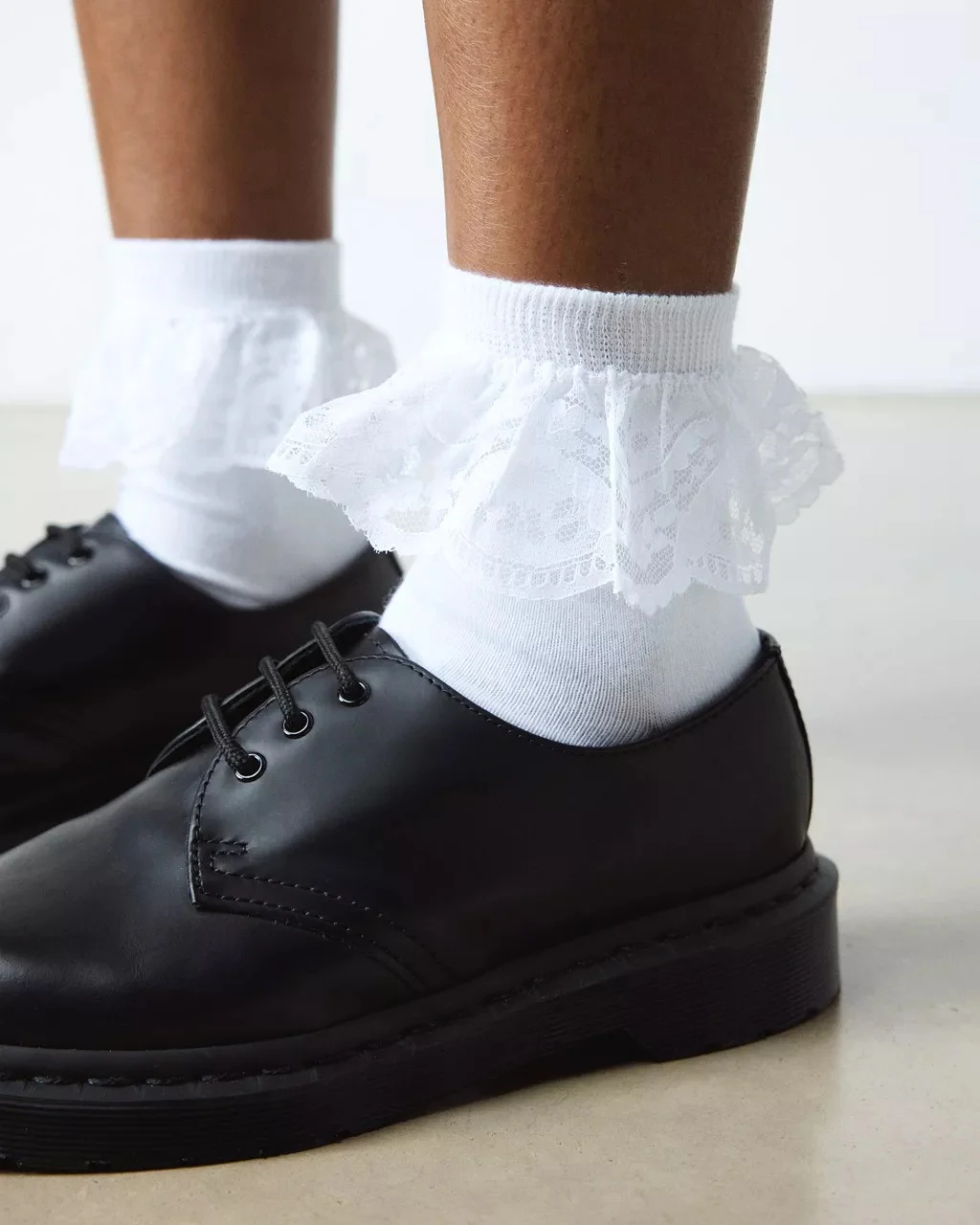 Frill Organic Cotton Socks White - Image 2