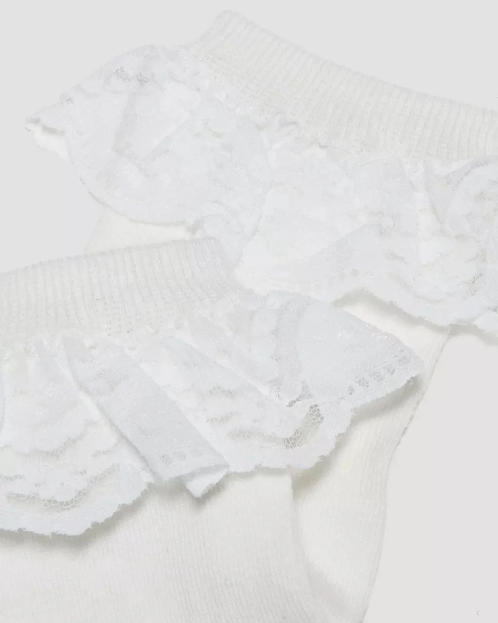 Frill Organic Cotton Socks White - Image 3