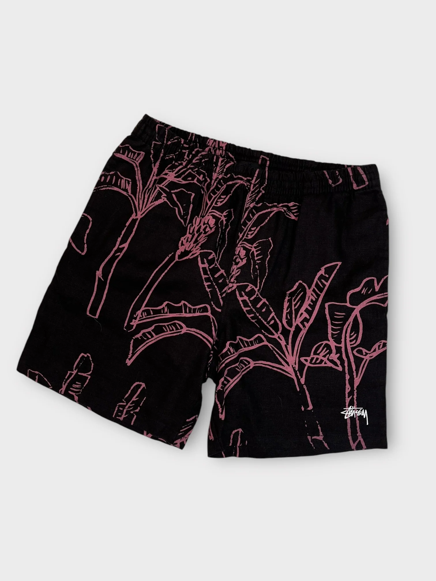 Stüssy Banana Tree Linen Beach Short - Image 3