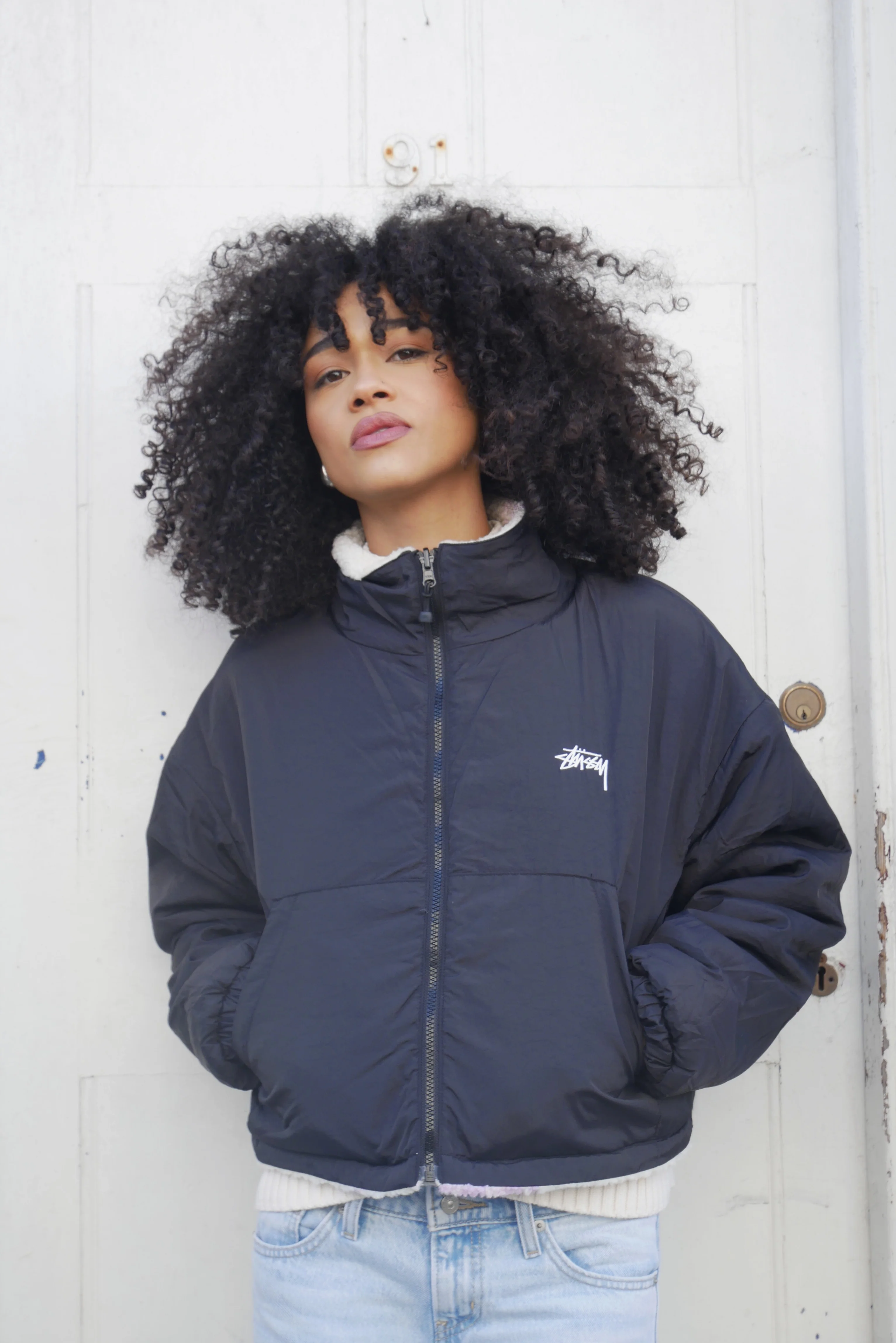 Stüssy Reversible Dragon Jacket Pink - Image 8